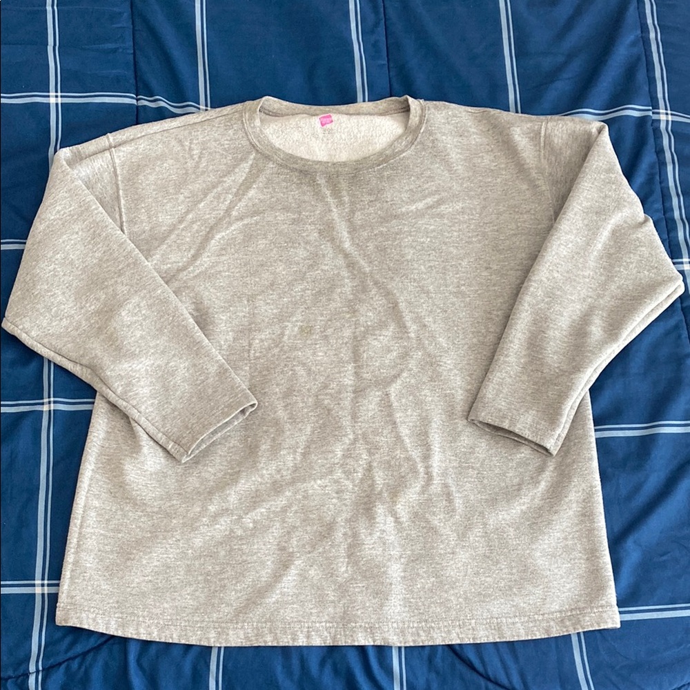 Gray Long Sleeve Sweater
